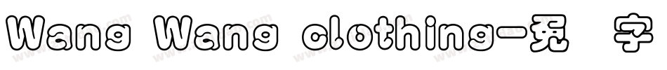 Wang Wang clothing字体转换